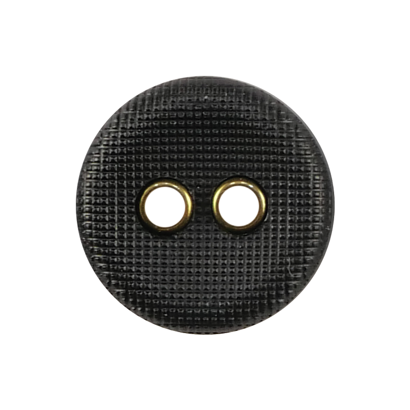 Round 2 Hole Textured Button