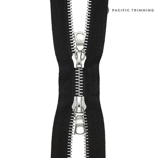 M8 Two Way Nickel Teeth Metal Zipper