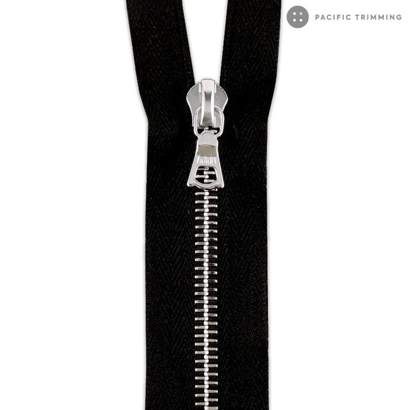 M4 One Way Nickel Teeth Metal Zipper