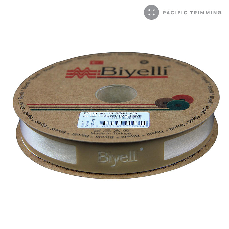Biyelli 3/4" Satin Bias Tape #36 Beige - Pacific Trimming