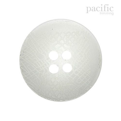Textured Concave 4 Hole Polyester Decorative Button