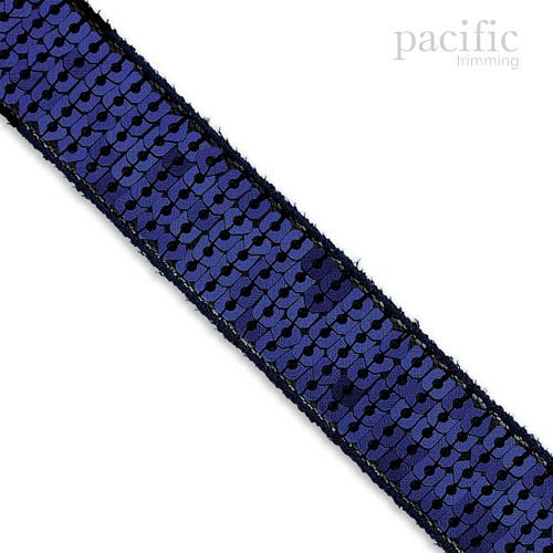 Square Sequin Trim Multiple Sizes Navy