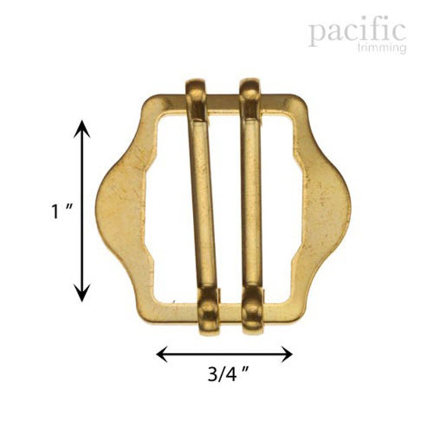 1 Inch Metal Adjuster Slider Gold