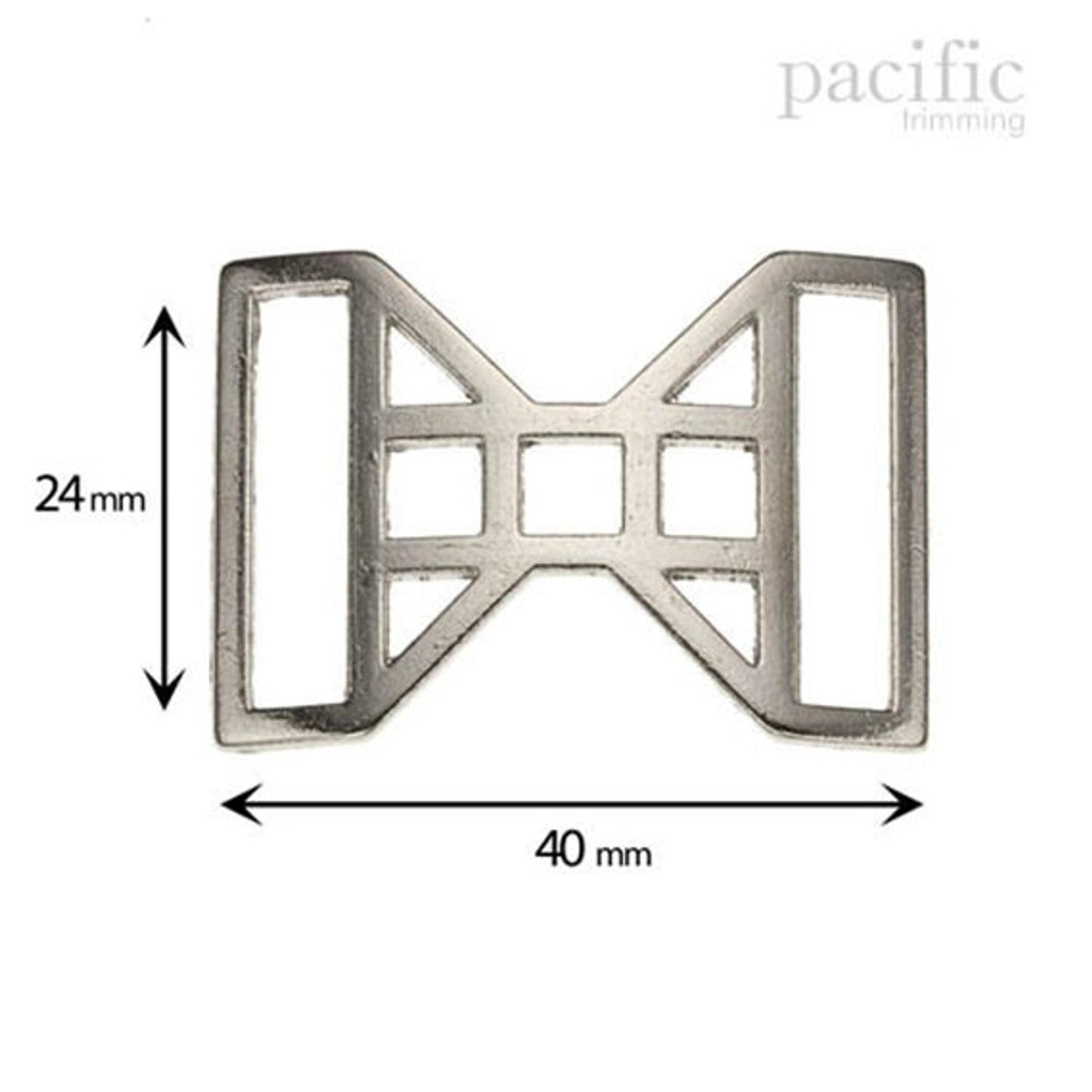 24mm Metal Accessory Silver