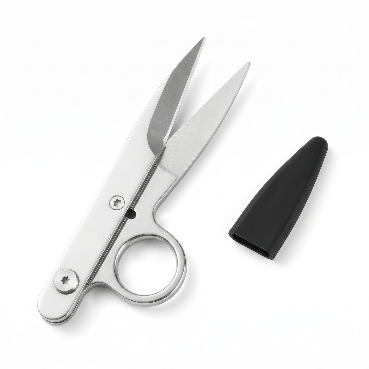 All Steel Precision Thread Snips with Finger Ring (4.1 Inch)