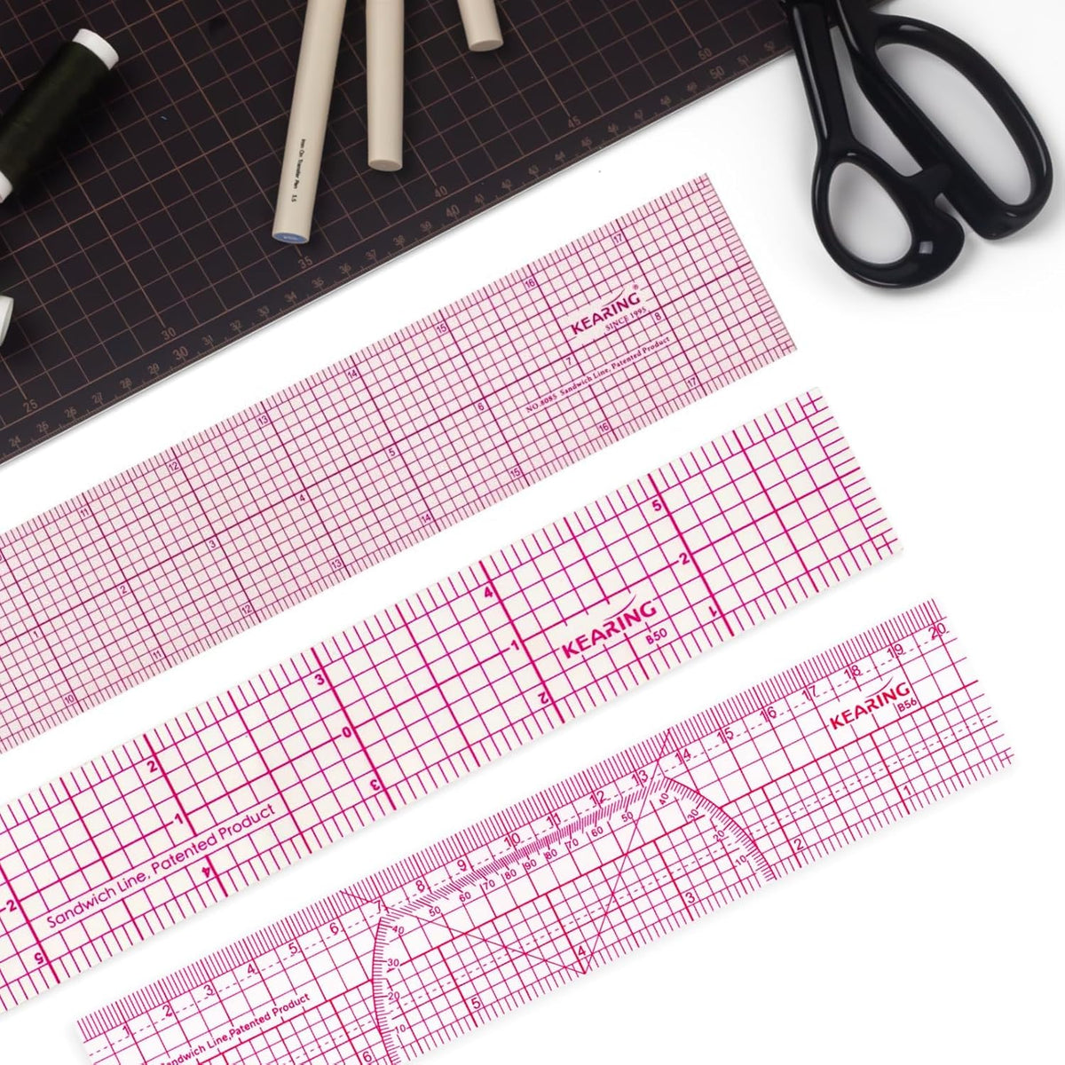 Kearing Pattern Making Ruler – Multiple Sizes