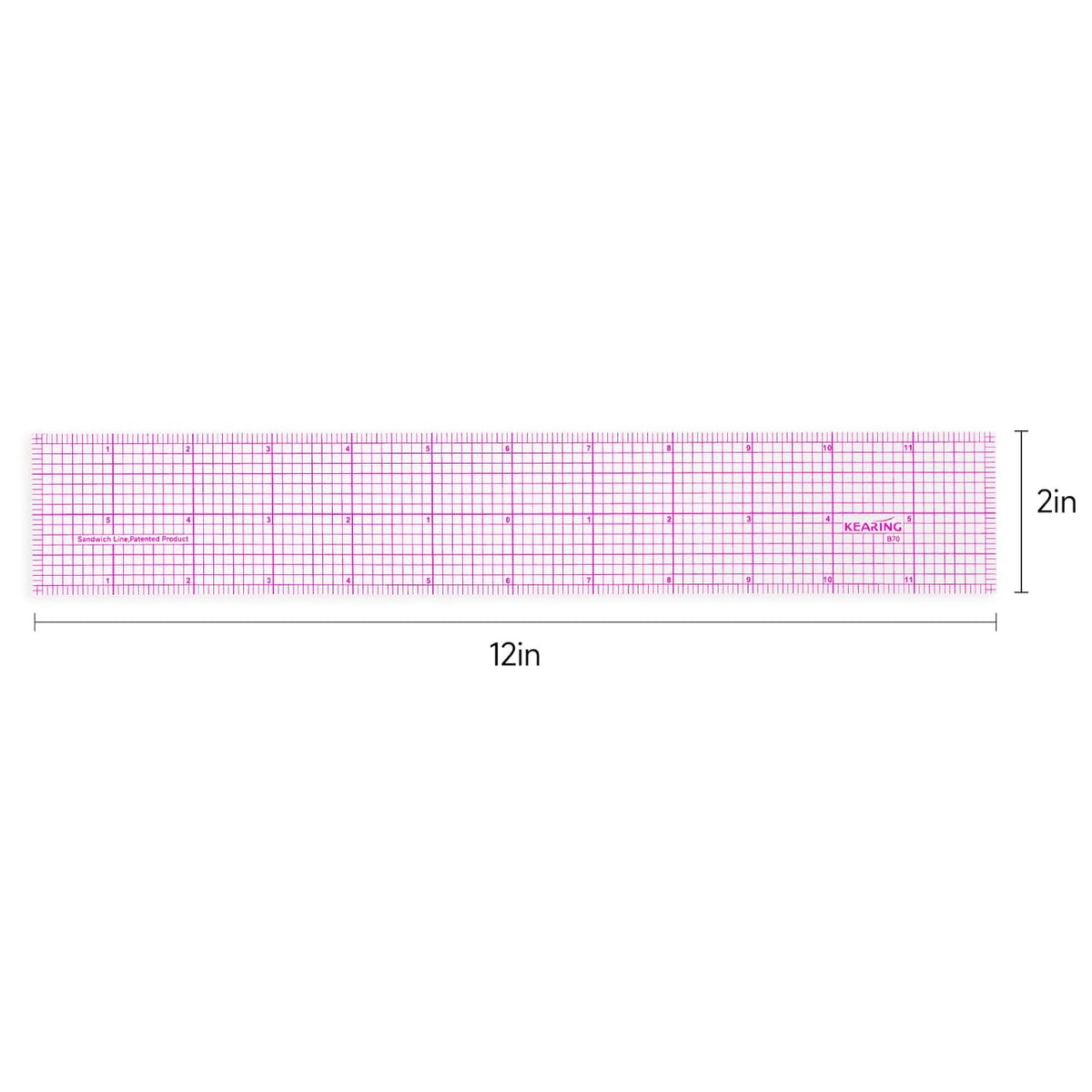 Kearing Pattern Making Ruler – Multiple Sizes
