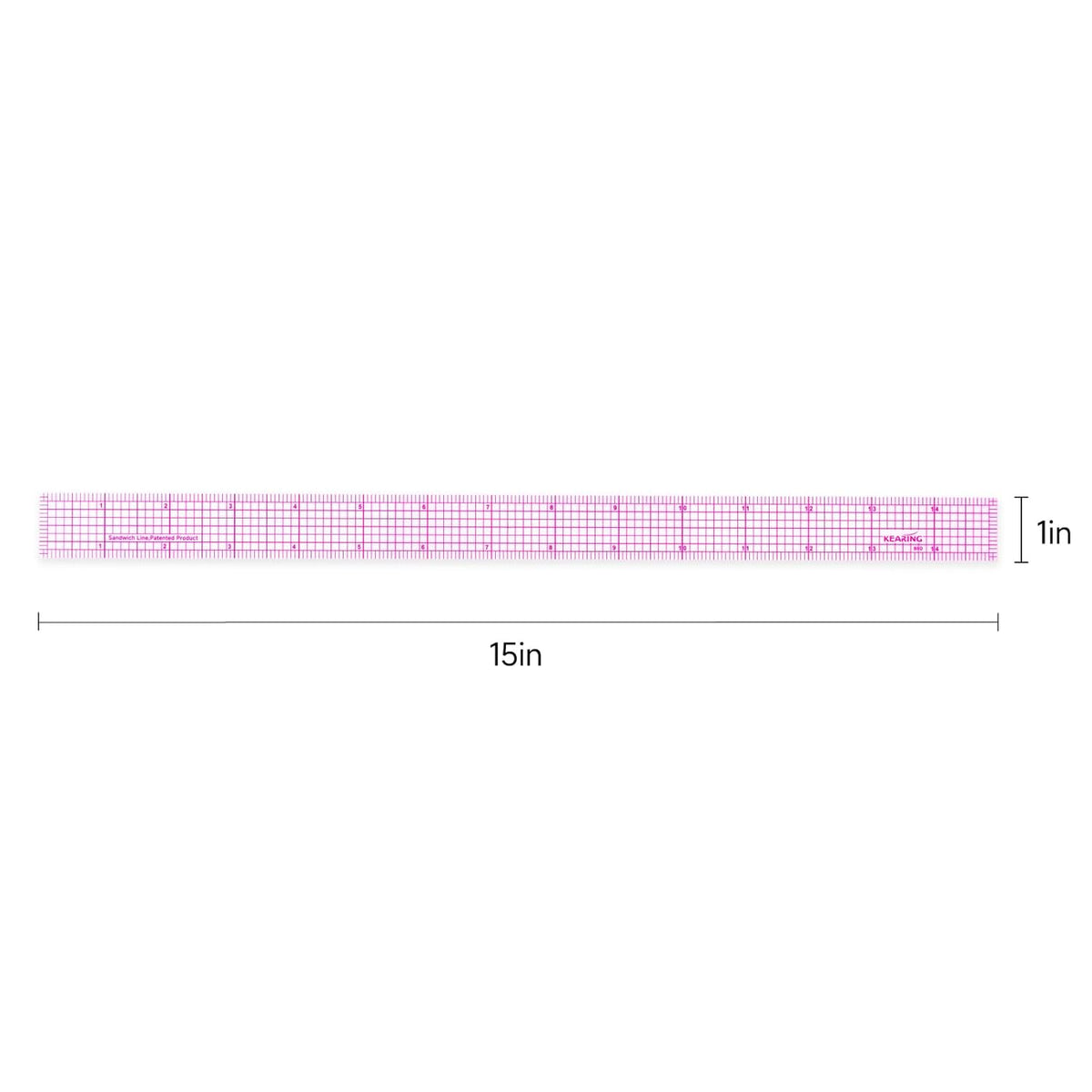 Kearing Pattern Making Ruler – Multiple Sizes