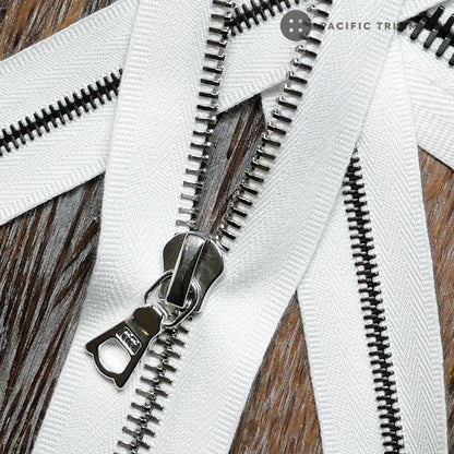 M6 One Way Cotton Tape Dyeable Zipper