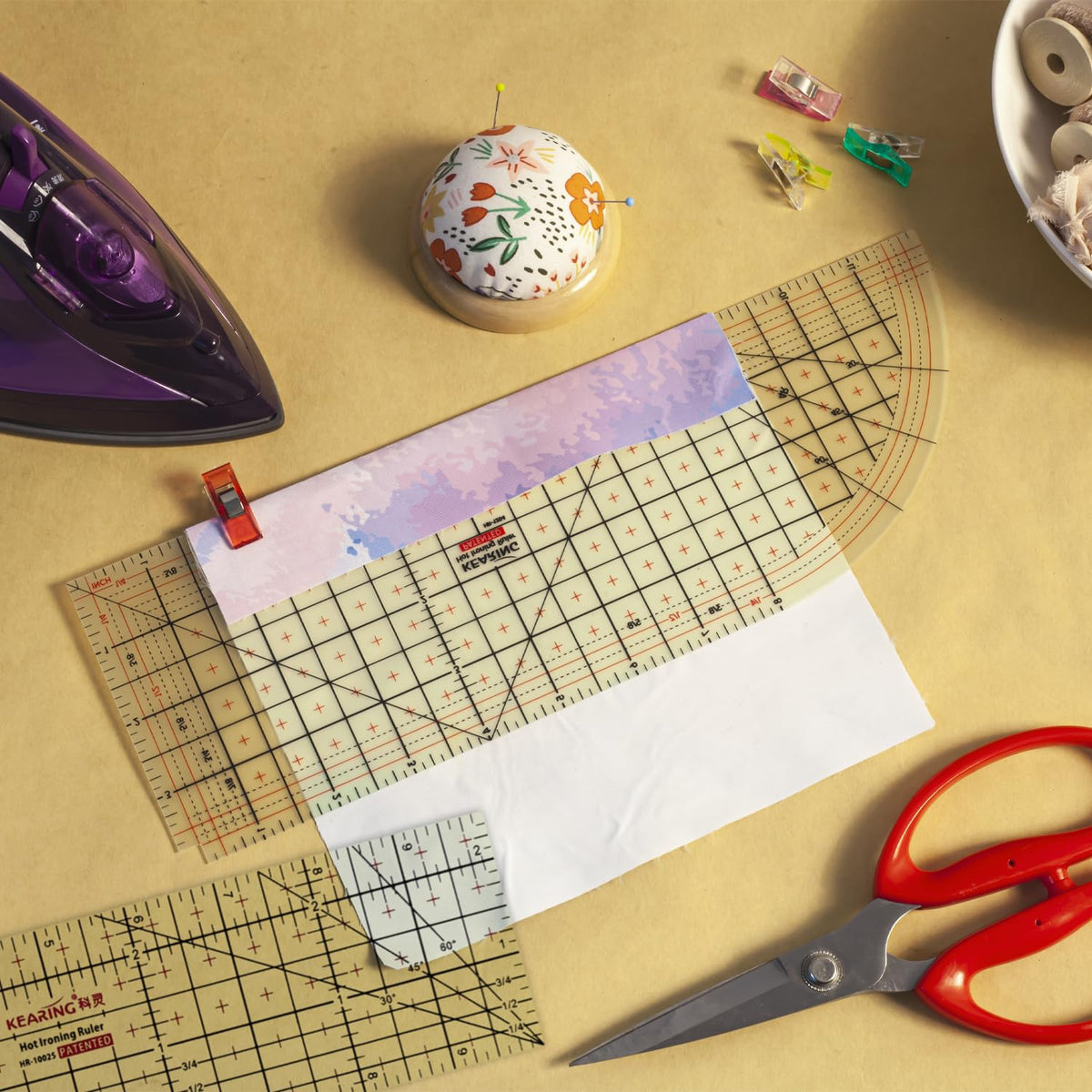 Kearing Patented Hot Hem Ruler