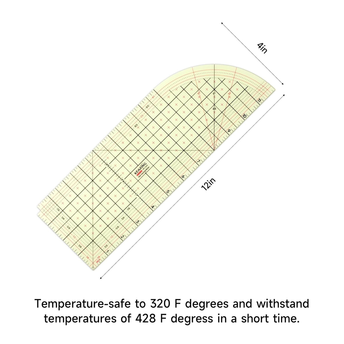 Kearing Patented Hot Hem Ruler