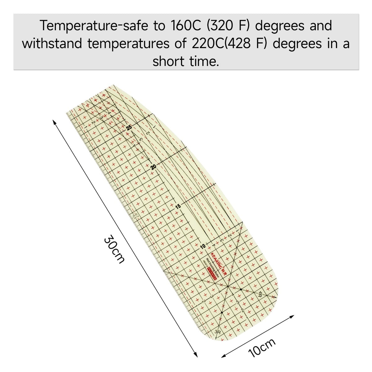 Kearing Patented Hot Hem Ruler