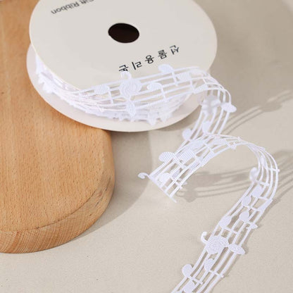 Hollow Cut Out Musical Note Lace Ribbon