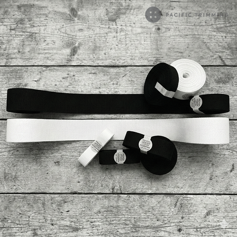 Premium Quality Japanese Cotton Petersham Ribbon