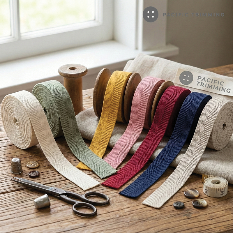 Cotton Herringbone Twill Tape