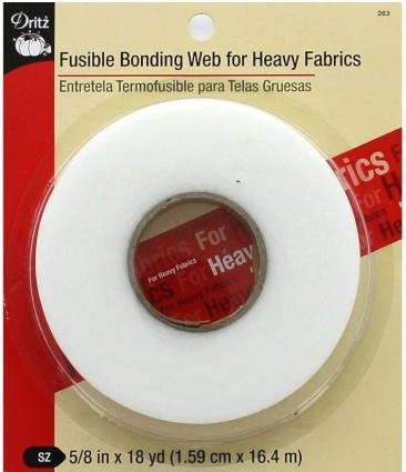 Dritz Fusible Bonding Web – White (Iron-on Fabric Adhesive Tape)
