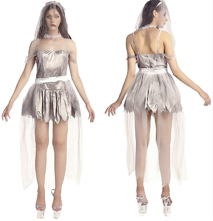 [*Halloween 30% Sale*]Haunted Spirit Bride Costume