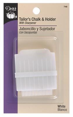 Dritz Tailor's Chalk and Holder with Sharpener – Fabric Marking Tool