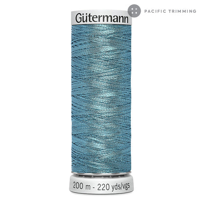 Gutermann Dekor Metallic Embroidery Thread 200M 29 Colors