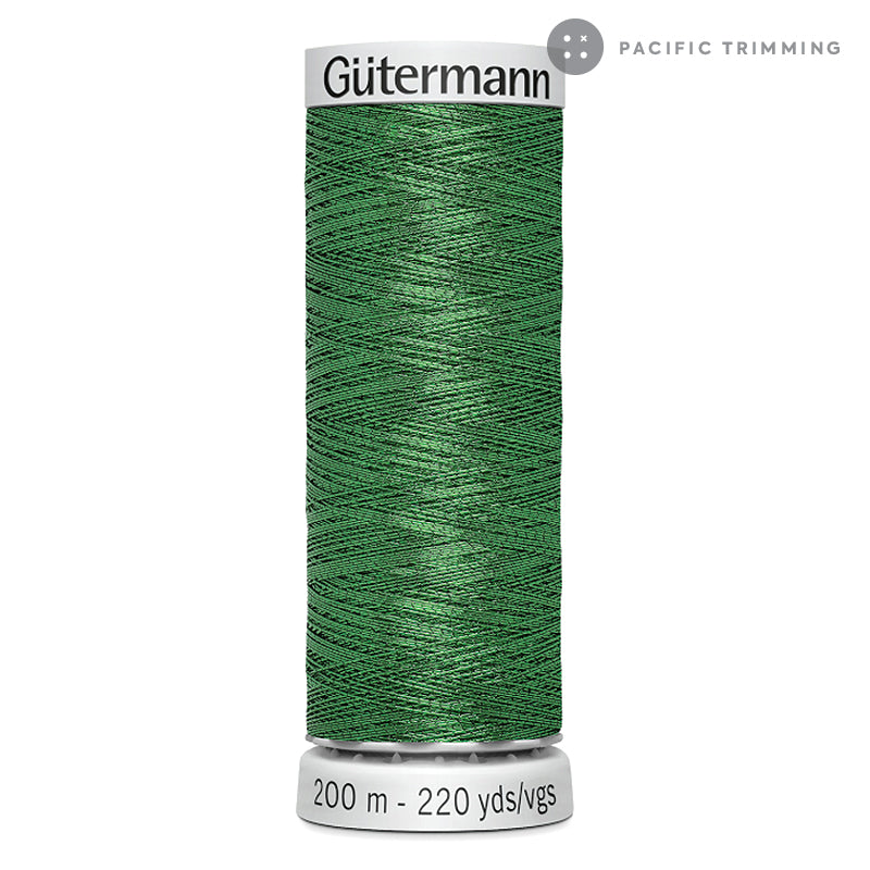 Gutermann Dekor Metallic Embroidery Thread 200M 29 Colors