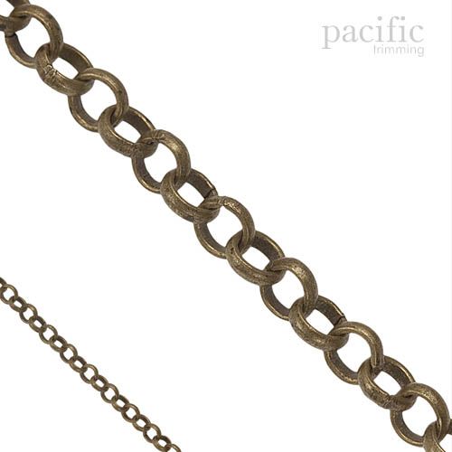 Metal Rollo Chain Antique Brass