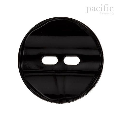 Round 2 Hole Nylon Button 125724BA Black