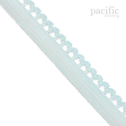 3/8 Inch Picot Edge Lingerie Elastic Multiple Colors