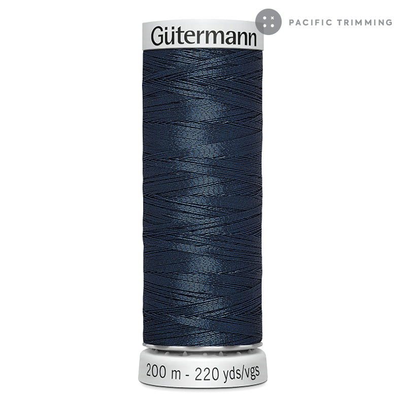 Gutermann Dekor Metallic Embroidery Thread 200M 29 Colors