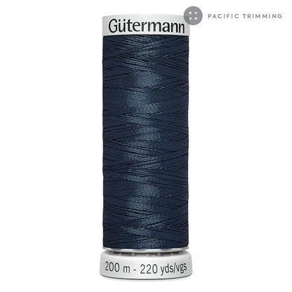 Gutermann Dekor Metallic Embroidery Thread 200M 29 Colors