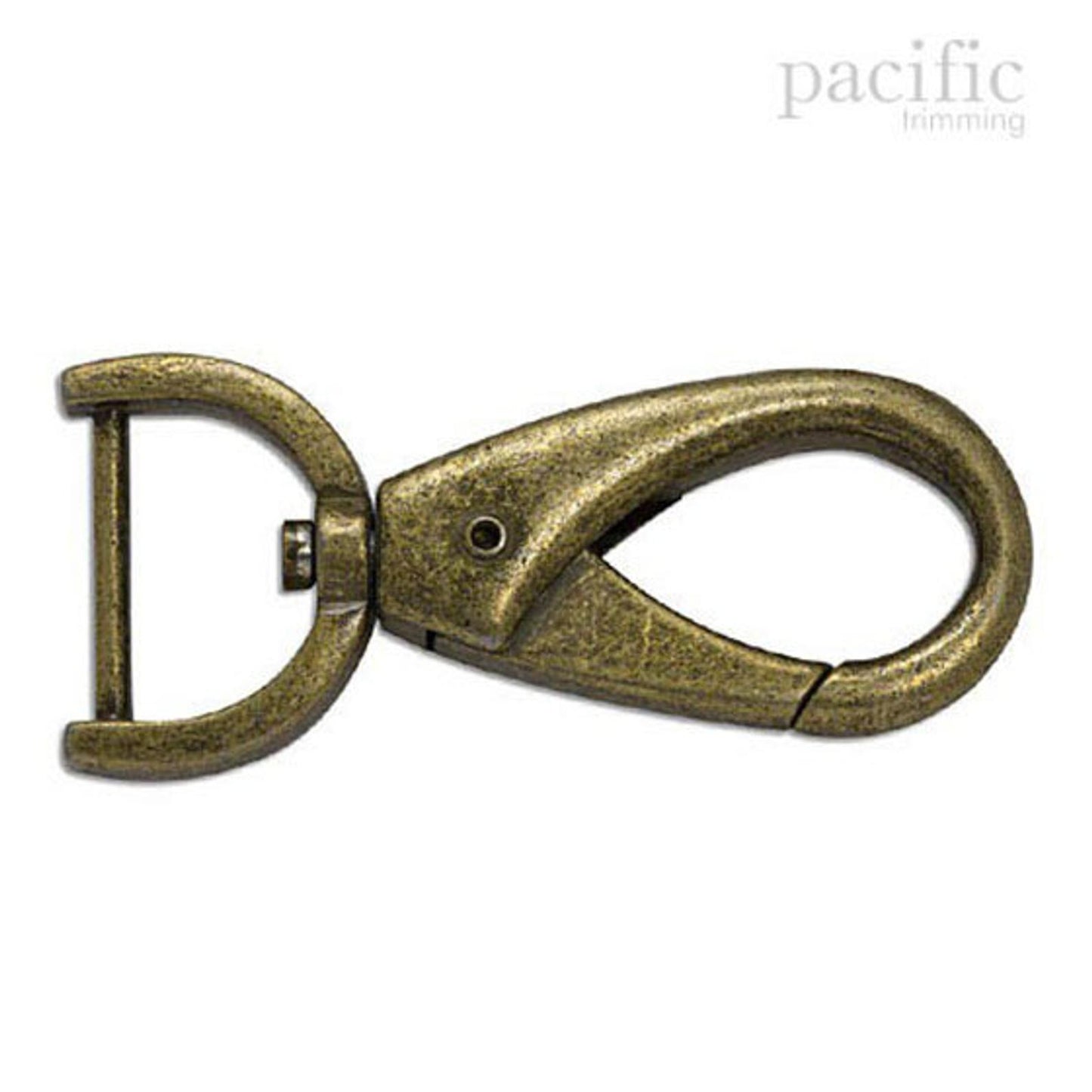 1 Inch Push Gate Swivel Antique Brass