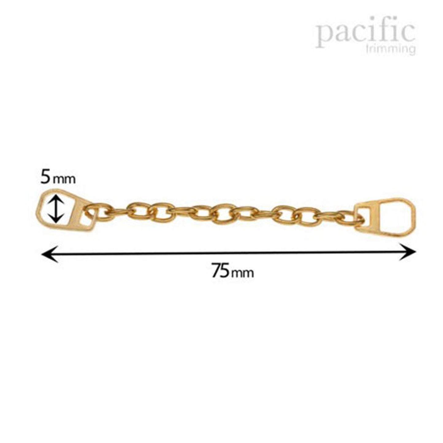 5mm Chain Accessory Gold