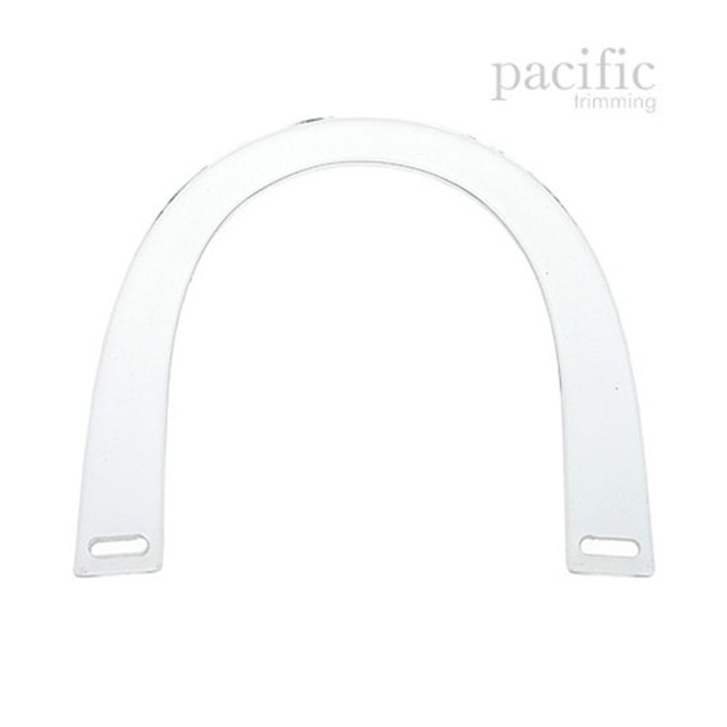 7 Inch Acrylic Horse Shoe Handle Transparent