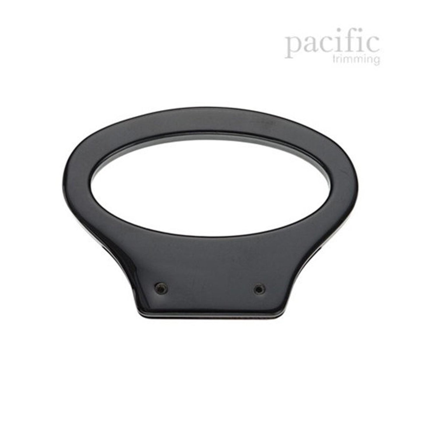 4.5 Inch Acrylic Purse Handle Black