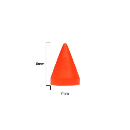 Neon Cone Shape Screw Back Studs Spikes Multiple Colors