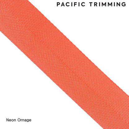 1 Inch Nylon Webbing Neon Orange
