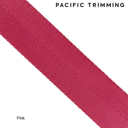1 Inch Nylon Webbing Pink